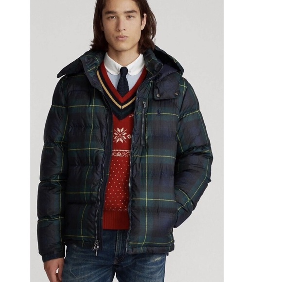 Polo Ralph Lauren Other - Polo Ralph Lauren Hooded Down Jacket - Tartan Plaid NWT